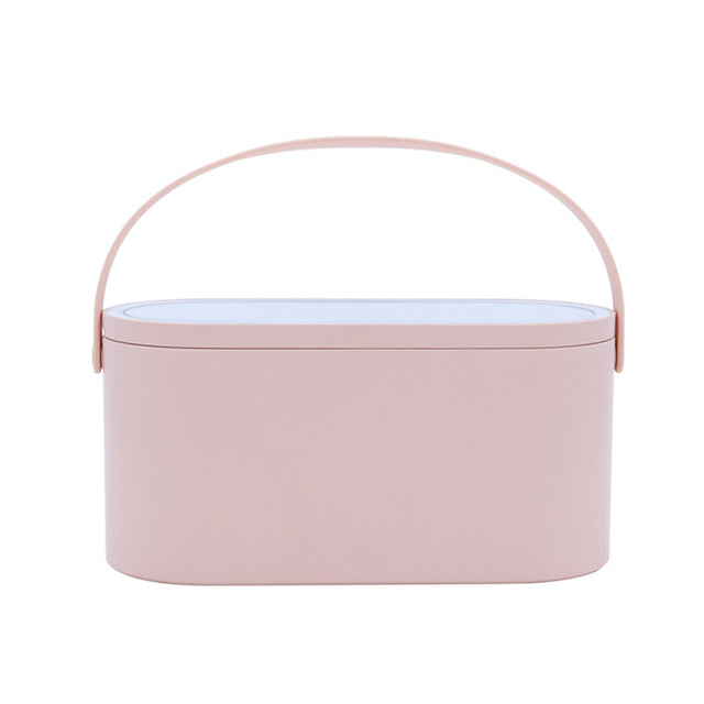 Makeup Case With LED Lighted Mirror