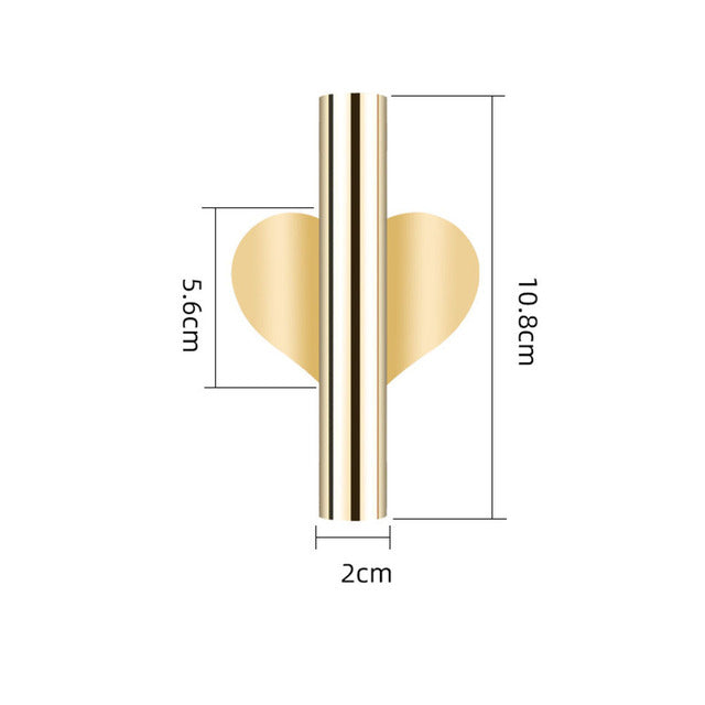 Wall-Mounted Flower Vase Tube Metal Vase Dried Plant Holder for Flower Display Home Wall Ornament Decor Gifts Livingroom Vase