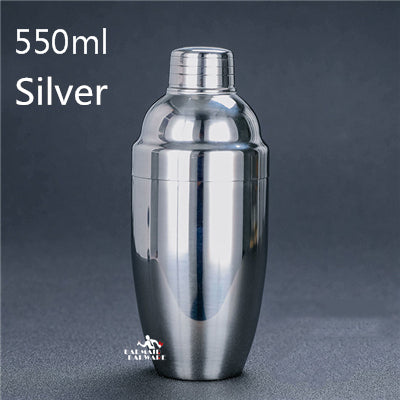 Stainless Steel Cocktail Boston Bar Shaker Bar Wine Martini Drink Mixer Set Party Bartender Tool Kit