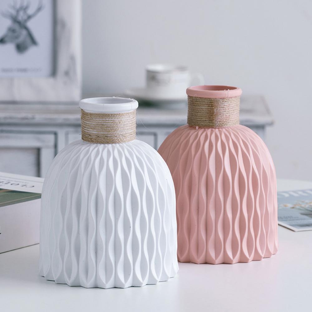 Flower Vase Pot Modern Style Flower Vase Exquisite Workmanship Ornamental Flower Display Centrepiece Decor for Home