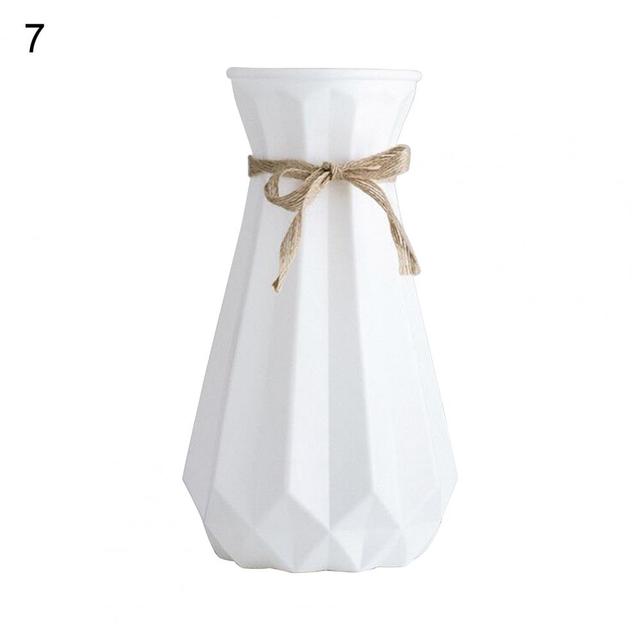 Flower Vase Pot Modern Style Flower Vase Exquisite Workmanship Ornamental Flower Display Centrepiece Decor for Home