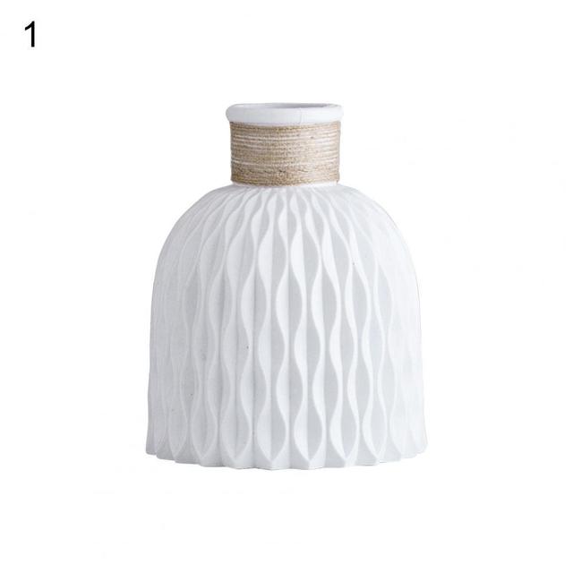 Flower Vase Pot Modern Style Flower Vase Exquisite Workmanship Ornamental Flower Display Centrepiece Decor for Home
