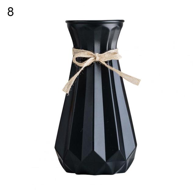 Flower Vase Pot Modern Style Flower Vase Exquisite Workmanship Ornamental Flower Display Centrepiece Decor for Home