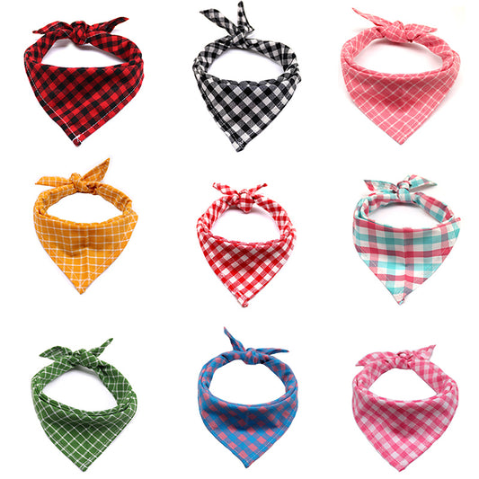 Classic Plaid Dog Bandana