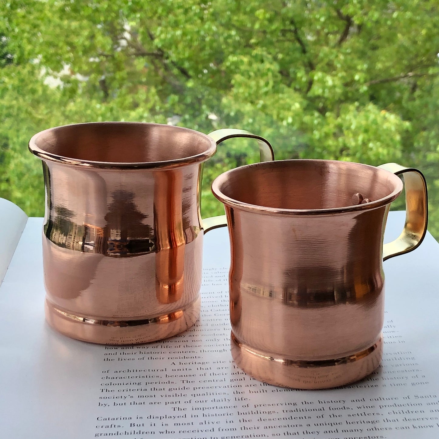 Pure Copper Cup Mug Moscow Mule Milk Beer Cups Handcrafted Drinkware Tableware